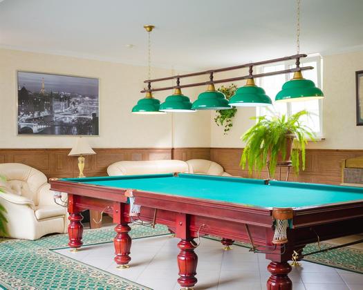 Досуг для постояльцев включает бильярд